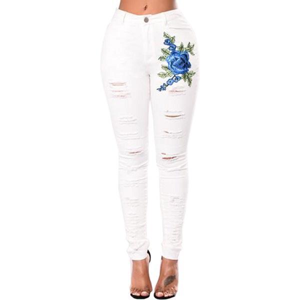 Ripped Jeans For Women Women Jeans Pencil Pants Denim Jeans Global Grab Store