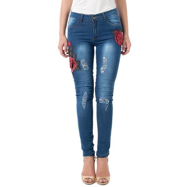 Ripped Jeans For Women Women Jeans Pencil Pants Denim Jeans Global Grab Store