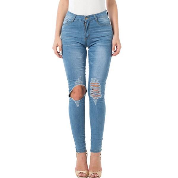 Ripped Jeans For Women Women Jeans Pencil Pants Denim Jeans Global Grab Store