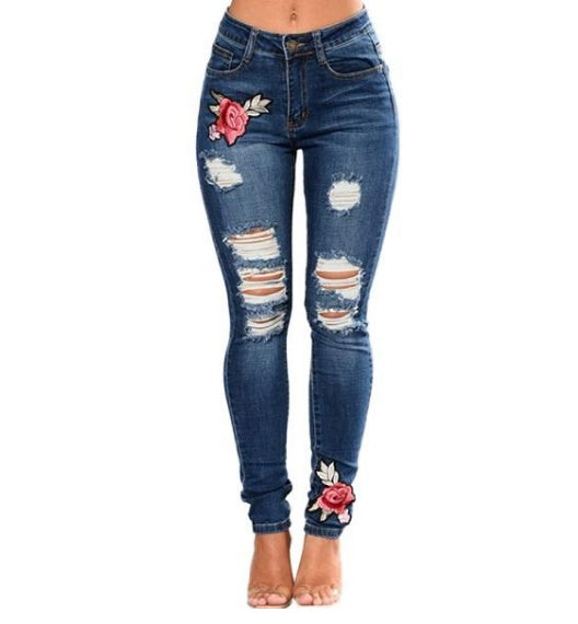 Ripped Jeans For Women Women Jeans Pencil Pants Denim Jeans Global Grab Store