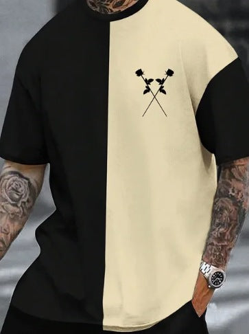 Line Logo Men's Sports Digital 3DT Shirt Short Sleeve GLOBAL GRAB STORE