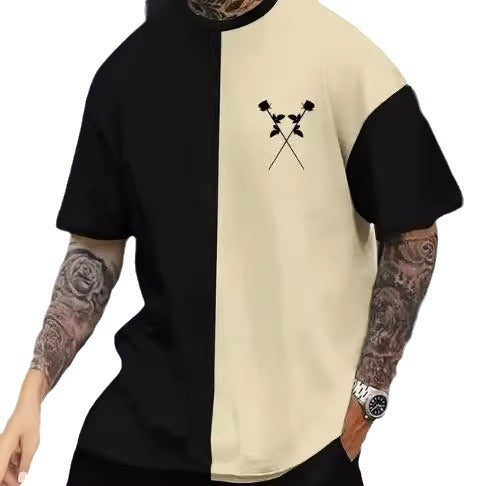 Line Logo Men's Sports Digital 3DT Shirt Short Sleeve GLOBAL GRAB STORE