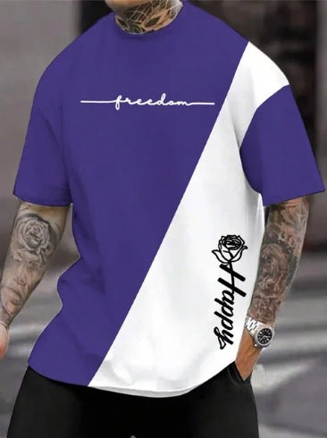 Line Logo Men's Sports Digital 3DT Shirt Short Sleeve GLOBAL GRAB STORE