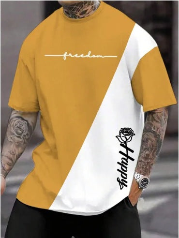 Line Logo Men's Sports Digital 3DT Shirt Short Sleeve GLOBAL GRAB STORE